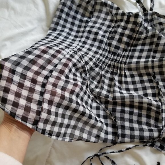 American Rag sheer checkered tank top Size Small - Picture 5 of 5